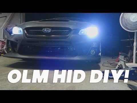 2015 Subaru WRX OLM 8K HID Install DIY