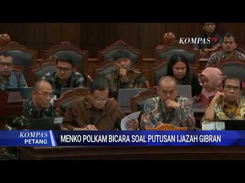 Putusan Ijazah Gibran, Menko Polkam: "Arahnya Kita Tahu"