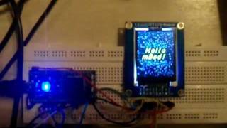 MBED Starfield with ST7735 TFT