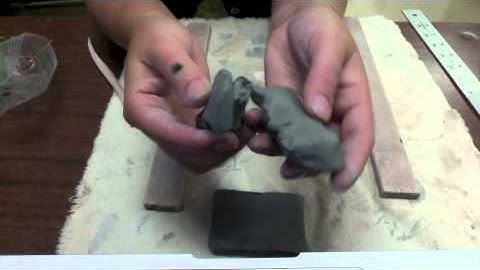 Clay Box - Slab Construction - Square & Round Box Made out of Clay Demo & Clay Rules