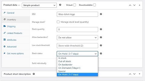 WordPress plugin development || woocommerce custom stock status