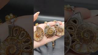 Древние окаменелости в виде аммонитов. #украшения #top10 #tiktok #trending #jewelry #naturalstone