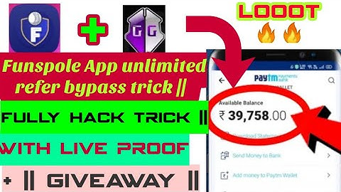 🤣 Fanspole unlimited refer bypass trick || unlimited trick || with 🛑 live  proof || +giveaway ||😈
