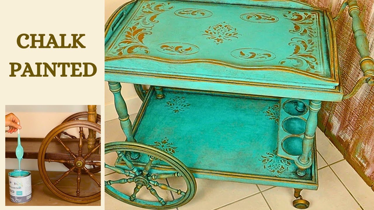 Chalk Painted Furniture. Annie Sloan Chalk Paint and waxes. YouTube