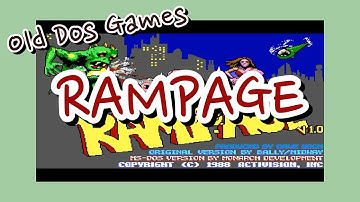 RAMPAGE [Old Dos Games]