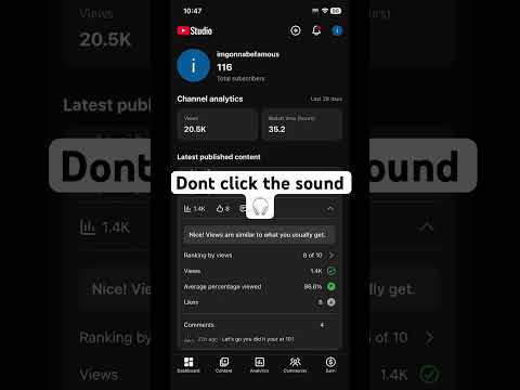 Dont click the sound 🎧