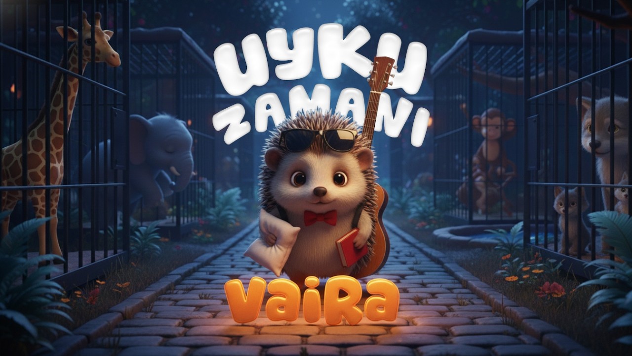 Uyku Zamanı 🌙✨ Hareketli Uyku Şarkısı 🎵 vaira