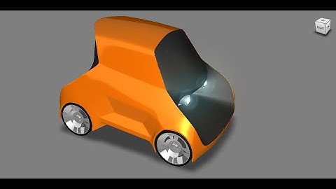 CITY CAR - SubD Modeling - Alias Autostudio - part 1