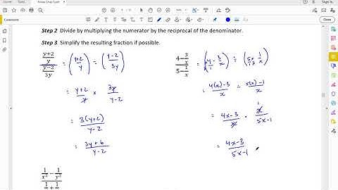 6.3 Objectives 1 and 3 Simplifying Complex Fractions using the "Creation Method"