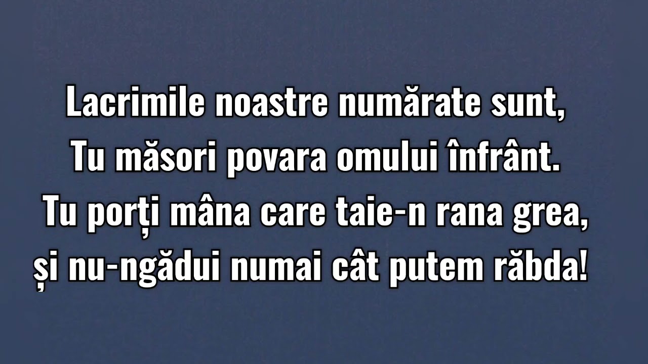 Negativ - Doamne Tu-n necazuri lângă noi rămâi - Negativ