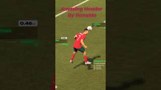 Ronaldo Amazing Header Goal vs Spain 🧠🔥 | Portugal Power #Ronaldo #Portugal #Spain #fyp #shorts