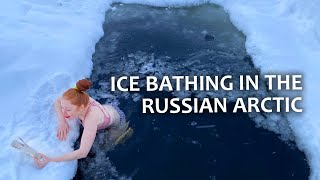 Experiencing snowstorm & traditional epiphany bathing in the Extreme North of Russia