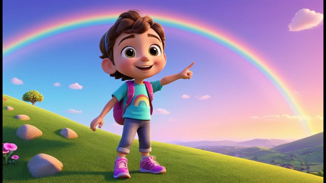 Magic Color Song – Learn with Rainbows! + More | Bright Rainbow Learning Rhyme for Kids