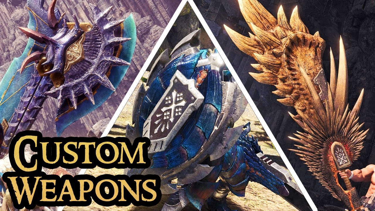 Custom Layered Weapons!! - Monster Hunter World (The Only Good Thing ...