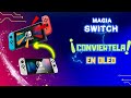 Magia nintendo switch hwfly emular color oled fantstico