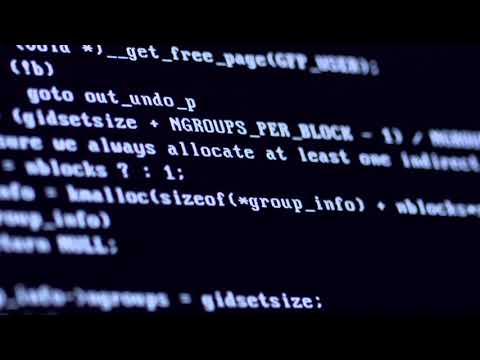 🎥Computer Code White on Black 01 [Free to use Overlay]🎥
