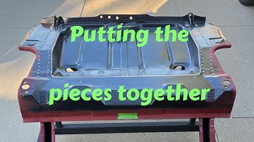 Trunk Pan and Frame Rail build for a First Gen. F-Body Firebird, Camaro 