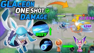 Glaceon New One Shot Damage Build For Icicle Spear! Best Build Ever | Pokemon unite