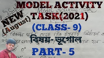 Model Activity Task Class 9 Geography Part 5,class 9 geography model activity task part 5