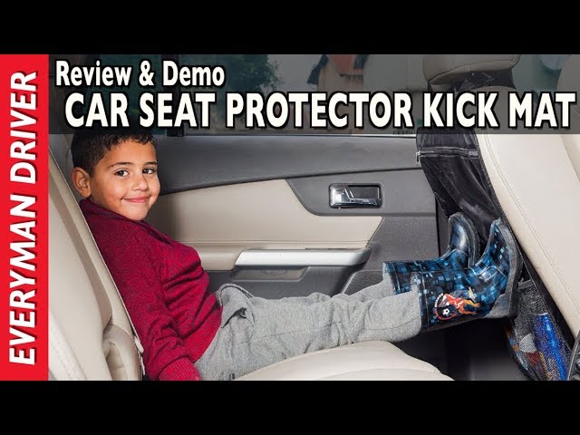 Kick Mats with Organizer - 2 Pack Backseat Protector Seat Covers for Your  Car, SUV, Minivan or Truck Seats - Vehicle Back Seat Kids Safety  Accessories