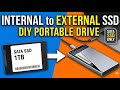 How to Convert Internal SSD to External Drive (Cheap & Easy)