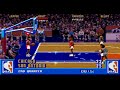 Two exhibition matches of NBA Jam on the Sega Genesis