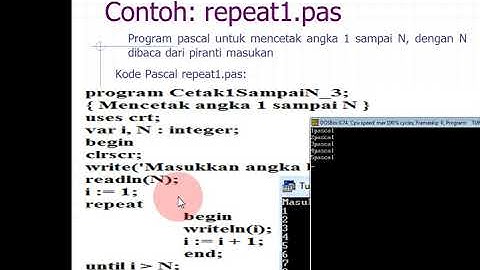 perulangan repeat Until