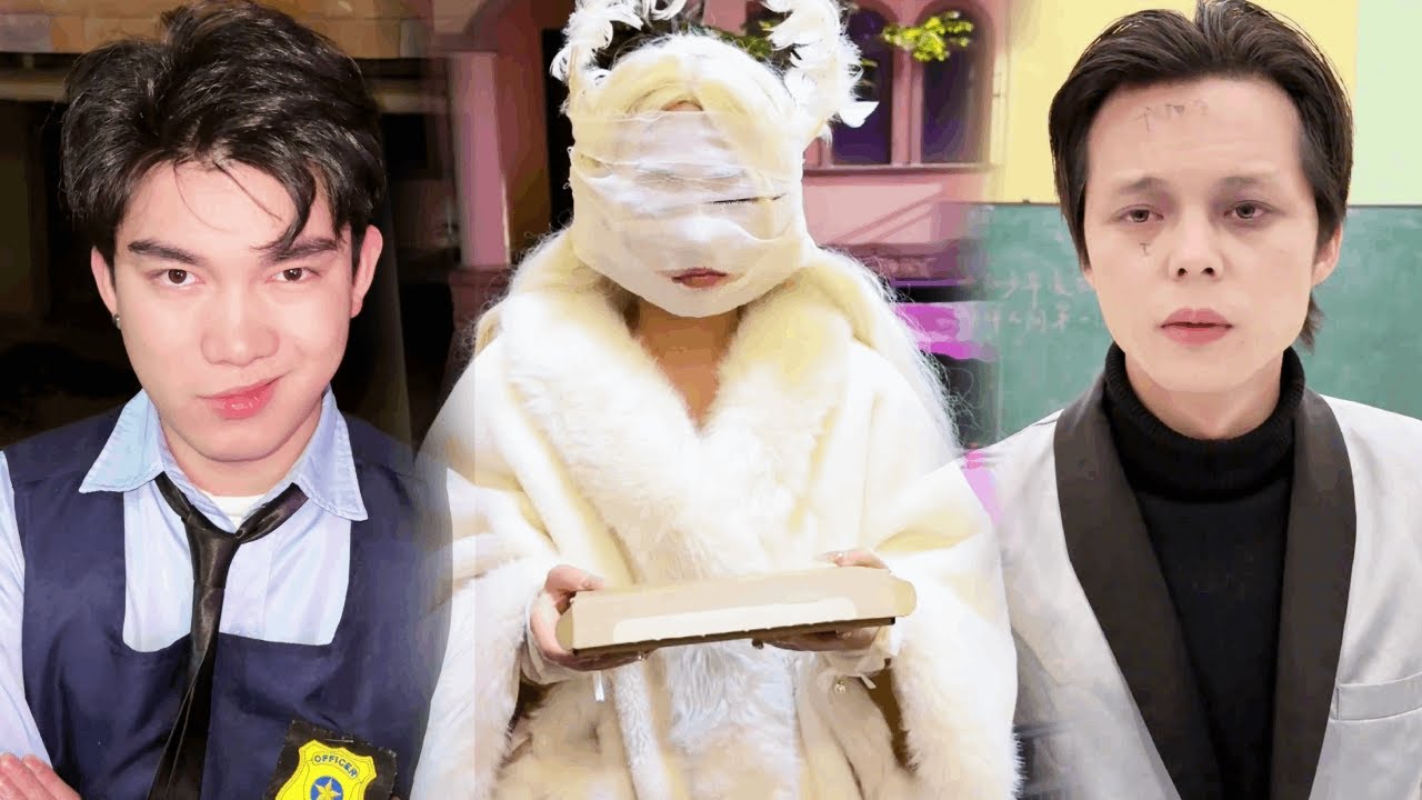 The angel died, and the sad clown found a puppet to replace the angel! #angel#clown