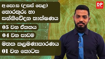 05 වන ඒකකය | 04 වන පාඩම  -  මතක කලමණාකාරණය  -  01 වන කොටස | AL IT Unit 05 Lesson 04