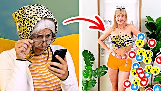 40 GRANNY'S CLOTHES, TIPS, HACKS AND FUNNY MOMENTS WITH HER