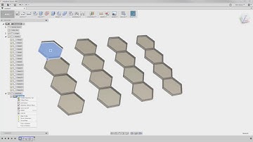 Shelled Parametric Hexagons