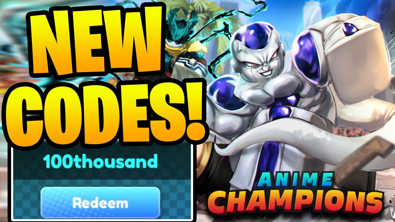 *NEW* WORKING CODES Anime Champions Simulator OCTOBER ROBLOX Anime ...