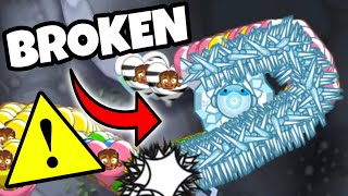 This *BROKEN* Strategy can literally 1-Shot ZOMGs... (Bloons TD Battles)