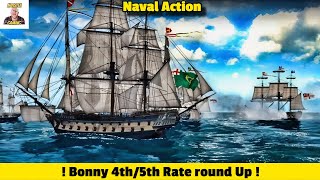 Bonny 4th/5th Rate Round Up In Naval Action