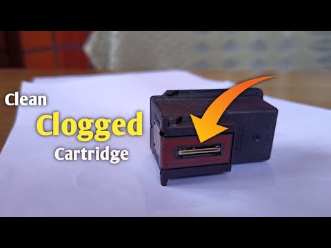 How to repair dry inkjet printer cartridge|clogged ink cartridge| Canon pg-745 ink