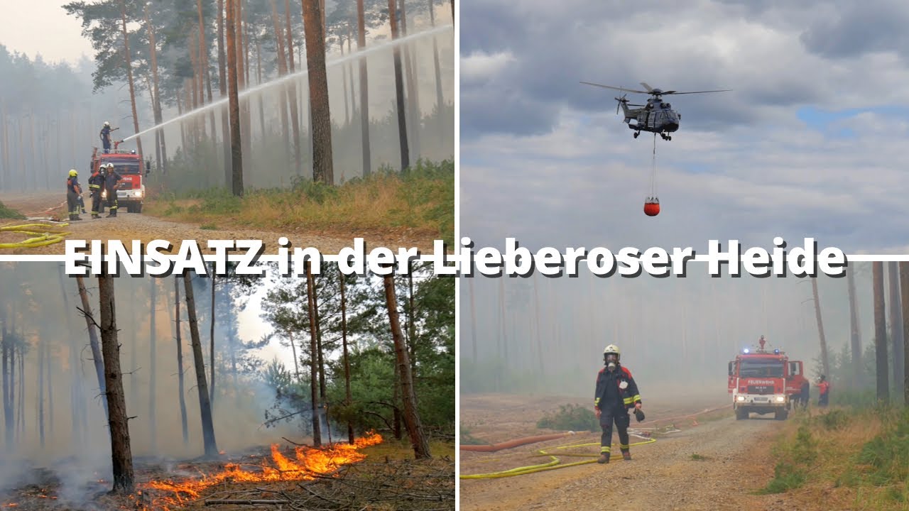 +++Einsatzgeschehen Waldbrand in der Lieberoser Heide+++ Teil 2
