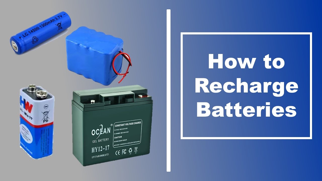 How to Recharge Batteries II MSS ElectroTech YouTube