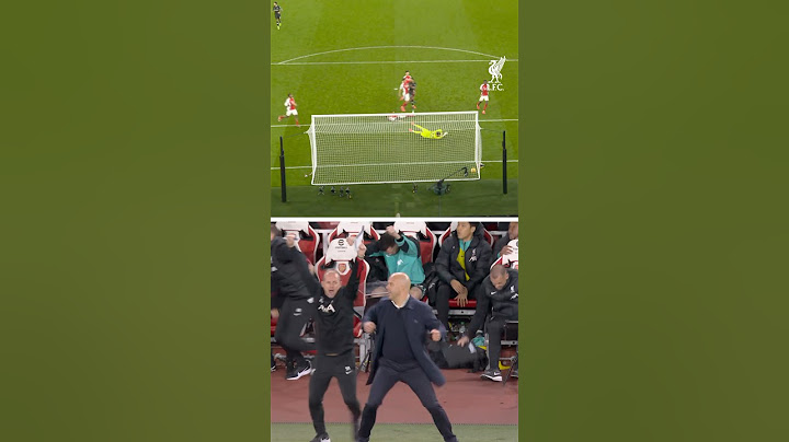 Slot’s Reaction to Salah’s Goal vs Arsenal
