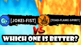 [New] Jokei Fist VS Toad Flame Spirit *The Best Combat Art* - Shindo Life