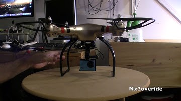 Syma X8HC - DJI phantom 1 Landing gear direct bolt on mod