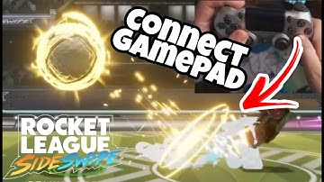 Rocket League SideSwipe | How to play with Gamepad | Connect Bluetooth | PS4 Controller | Tutorial