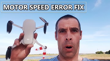 DJI Mavic Mini Motor Speed Error FIX Before You Create MAGIC SMOKE