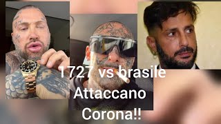 1727 e il brasiliano flexano e attaccano pesantemente  Fabrizio Corona!#1727#brasiliano