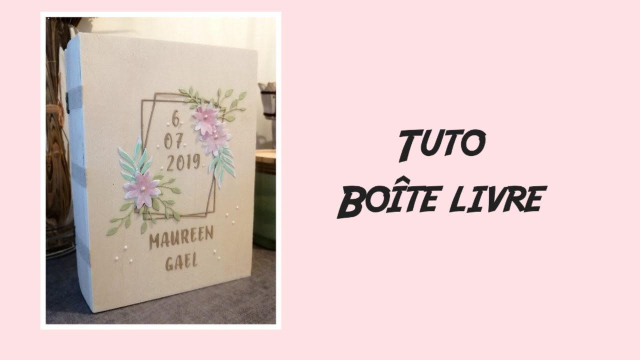 [TUTO] BOÎTE SOUVENIRS MARIAGE [ DT #CUSTODECO ]