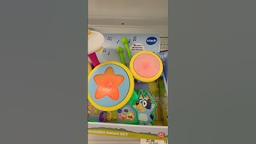 Bluey #hooray drum set#vtech#musical #asmr#toys#shortsfeed #shorts
