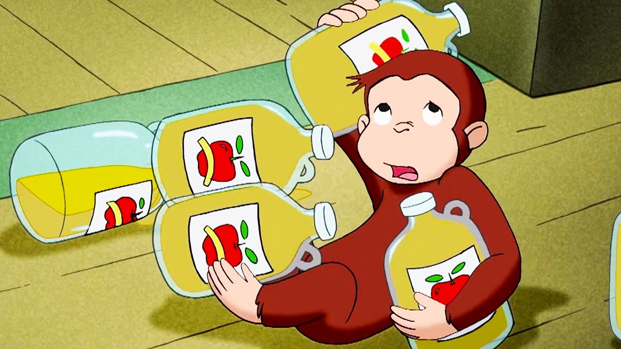 La Récolte de Pommes 🐵Georges le Petit Singe 🐵Saison 3  🐵 Dessins Animés