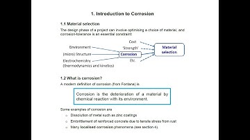 Corrosion Lecture 1: Introduction