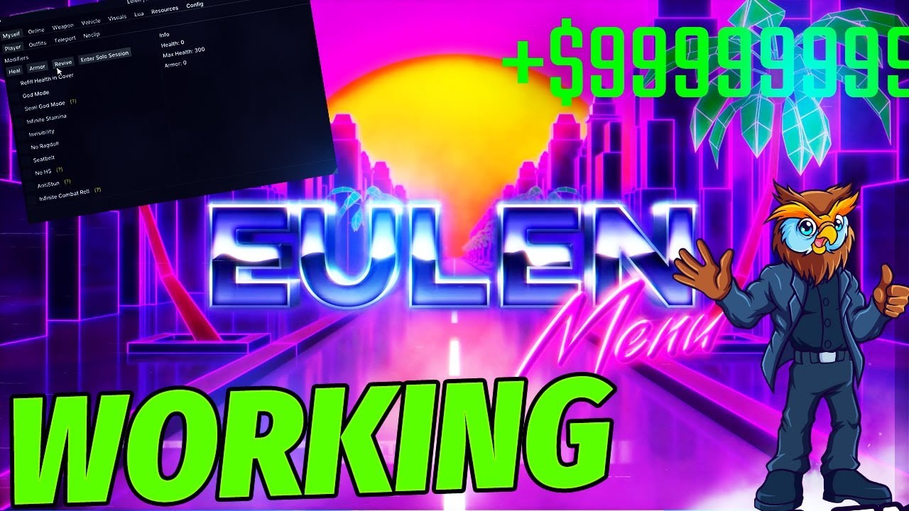 FiveM Eulen Cheats Updated and Working! Lua Executor, Aimbot and more⚡ -  YouTube
