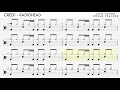 Creep  radiohead  drums notation 