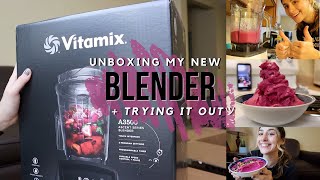 VITAMIX (ASCENT SERIES A3500) UNBOXING + first attempted smoothie bowl